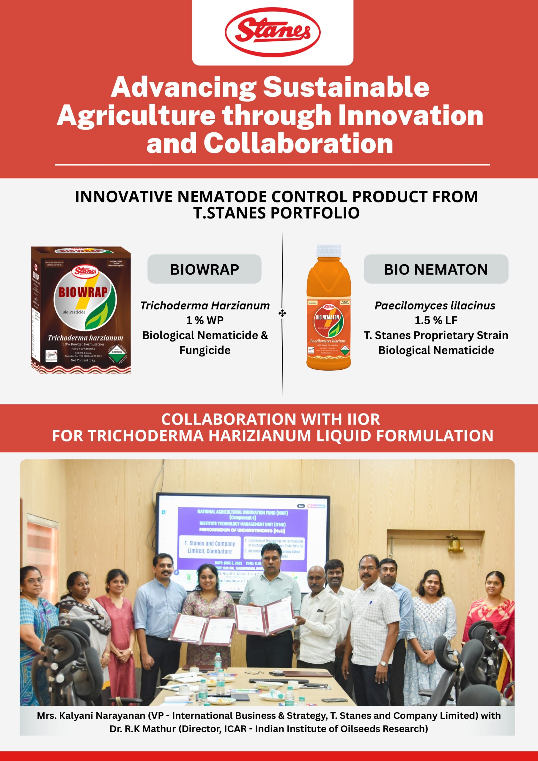 𝐀𝐝𝐯𝐚𝐧𝐜𝐢𝐧𝐠 𝐒𝐮𝐬𝐭𝐚𝐢𝐧𝐚𝐛𝐥𝐞 𝐀𝐠𝐫𝐢𝐜𝐮𝐥𝐭𝐮𝐫𝐞 𝐭𝐡𝐫𝐨𝐮𝐠𝐡 𝐈𝐧𝐧𝐨𝐯𝐚𝐭𝐢𝐨𝐧 &#038; 𝐂𝐨𝐥𝐥𝐚𝐛𝐨𝐫𝐚𝐭𝐢𝐨𝐧
